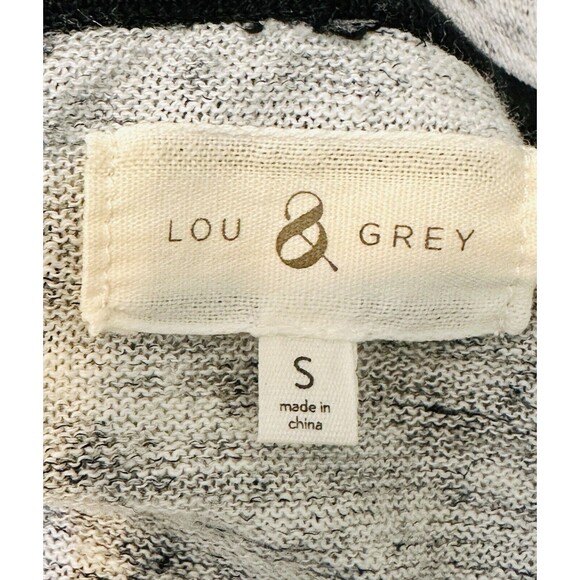 Lou & Grey Size S Marled Linen/Cotton Blend Cardigan Closet Staple Timeless - Picture 11 of 12